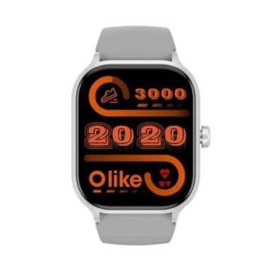 JAM TANGAN OLIKE SMARTWATCH UNISEX OLIKE ZENITH W15 SILVER JAM TANGAN DIGITAL PRIA WANITA JAM DIGITA