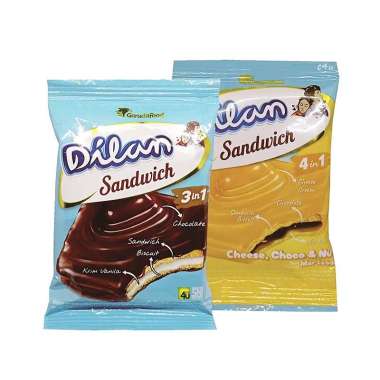 Dilan SANDWICH - Biskuit Sandwich Salut Krim - 1 Sachet CHEESE