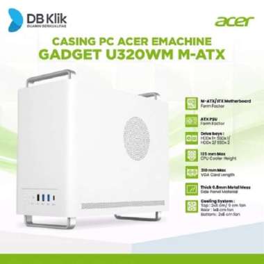 Casing PC / Casing CPU Acer Emachine Gadget U320WM m-Atx White - U320