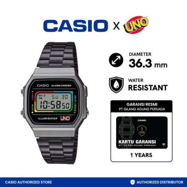 Jam Tangan Unisex Casio A168WEUC-1ADR