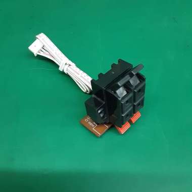 Terminal Speker Stereo jepit 2 Susun Terminal kabel 4pin jepit 2 Susun 4Pin Dengan PCB