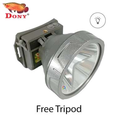 Senter Kepala Dony SR-789 Super Men (20 Watt) / Dony Senter Kepala SR789 / SR 789 (Gratis Tripod) [C