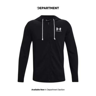 Jaket Pria UNDER ARMOUR RIVAL TERRY LC FZ 1370409001 ORIGINAL M