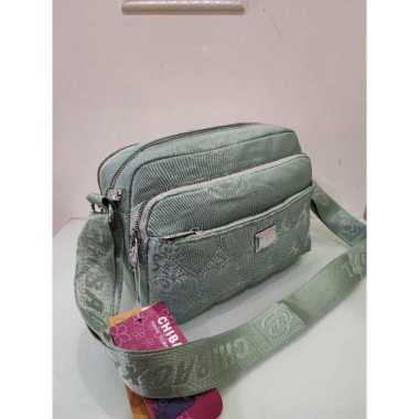 Tas Selempang Wanita Chibao CB 107-22-56 Kanvas Hijau Mint