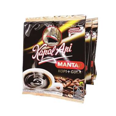 Promo Harga KAPAL API Kopi Mantap + Gula per 5 sachet 25 gr - Blibli