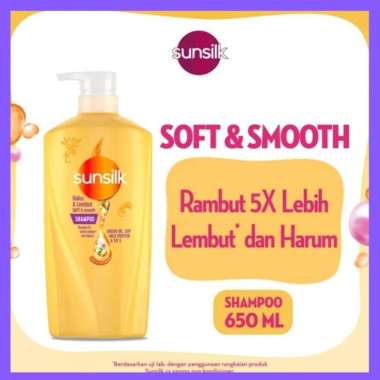 Promo Harga Sunsilk Shampoo Soft & Smooth 650 ml - Blibli