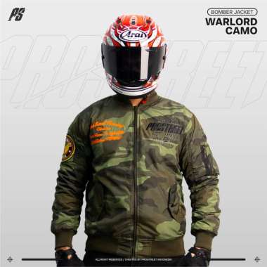 Jaket Bomber Prostreet Warlord Camo M