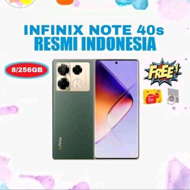 INFINIX NOTE 40s 8/256GB ANDROID GARANSI RESMI INDONESIA VINTAGE GREEN