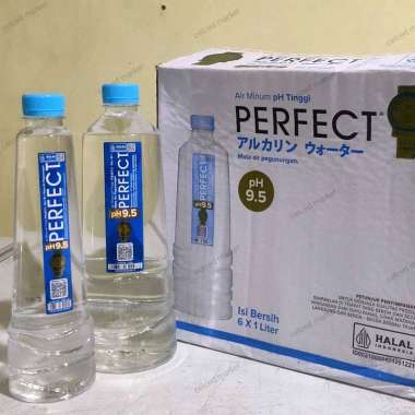 [ 6 Botol ] Perfect Alkaline Water pH 9.5 1 Liter