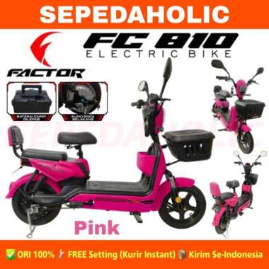 Sepeda Listrik Factor FC 810 - Sepeda Listrik dengan Kapasitas Baterai Tinggi dan Kecepatan Maksimal 25 km|jam