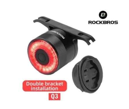 LAMPU BELAKANG SEPEDA ROCKBROS Q3 SMART BIKE TAIL LIGHT WATERPROOF