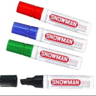 Spidol Snowman Permanen Jumbo j-500 Merah