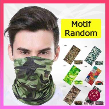 Masker Buff Motif Slayer Penutup Wajah Buff Outdoor Bike Riding Magic Variety Scraft RANDOM