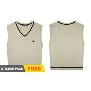 NRDN Clothing Sweater CLOVER VEST KNITWEAR CREAM L
