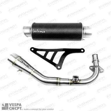 Knalpot Leovince Exhaust Gp Corsa Carbon Vespa Sprint Primavera Lx