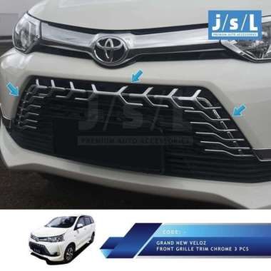 Front Grill Radiator Bumper Depan Jsl Avanza Veloz 2012-2015