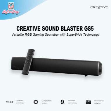 CREATIVE SOUND BLASTER GS5 GAMING SOUNDBAR SUPERWIDE BLUETOOTH