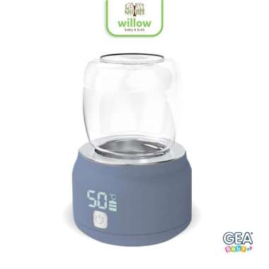Penghangat Botol Susu Bayi - Gea Baby Smart Hero Portable Bottle Warmer Teal Blue