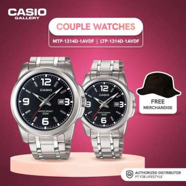 Jam Tangan Couple Casio MTP-1314D-1AVDF x LTP-1314D-1AVDF