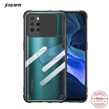 Infinix Note 10 Pro Rzants Camshield Original Hard Soft Bumper Case