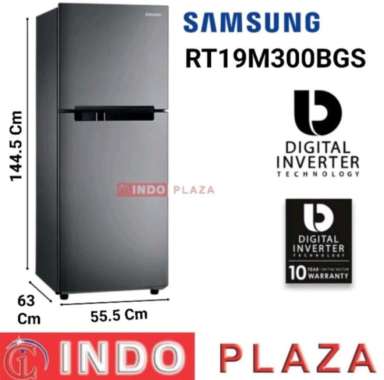 KULKAS SAMSUNG 2 PINTU INVERTER RT19M300BGS