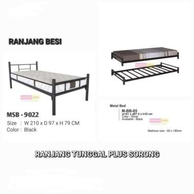 2in1 ranjang besi, ranjang sorong, ranjang mess, ranjang kost expo ranjang sorong ranjang susun