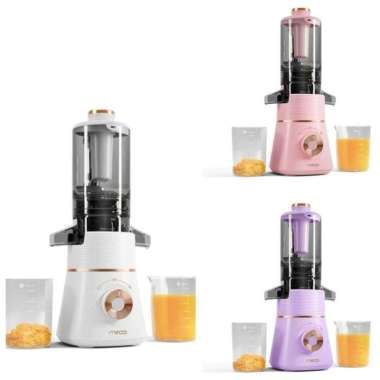 Mecoo Aesthetic Slow Juicer Slow Juicer low watt 100 Watt BPA Free Tritan Food Grade GARANSI RESMI j