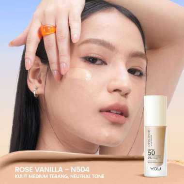 YOU Cloud Touch 3% Niacinamide Acne Defense Skin Tint SPF/PA+++50 20ml - Alas Bedak Foundation Cair