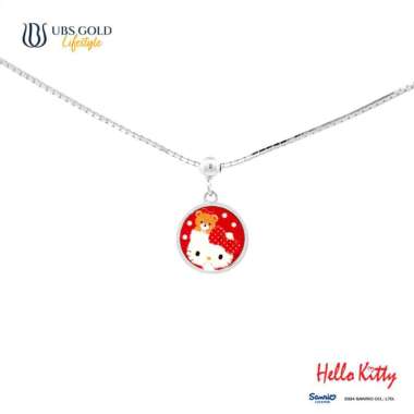 UBS Gold Kalung Emas Anak Sanrio Hello Kitty - Kkz0019 - 17k 35cm-White Gold