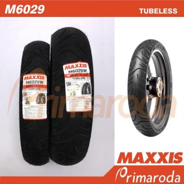 Sepasang Ban Yamaha New Fino 125 Tubeless Maxxis M6029