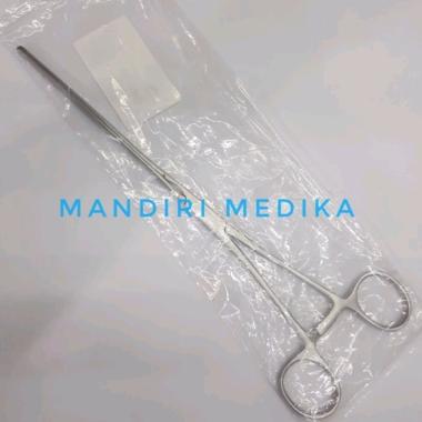 Klem Usus Kocher Intestinal Forcep Stainless Original Marwa Bengkok