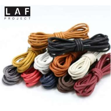 SPV Tali Sepatu Bulat Lilin Pentofel Premium Wax Shoelaces 100 cm LAF Project Coklat Muda