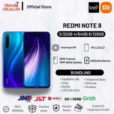 Xiaomi Redmi Note 8 6/128GB 4/64GB 3/32GB Garansi Resmi Xiaomi Indonesia TAM POCO M3 4/64GB NON BONU