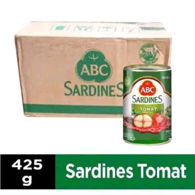 Sarden Tomat Abc 425g Dus /Sarden Abc Tomat 425g Dus isi 24 Pcs/Sarden ABC Tomat 425g isi 24 Pcs Dus