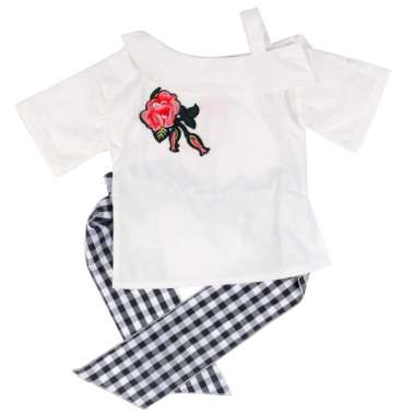 SPV Atasan Anak Perempuan / One Shoulder Top - MOEJOE 6 WHITE