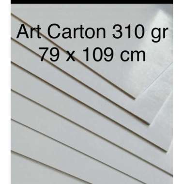 Kertas Art carton 310GSM Plano Ukuran 109x79