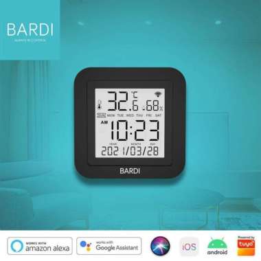 BARDI Smart IR Remote 12m with Temperature & Humidity Sensor Display Wifi Infrared Infra Red 12 Mete