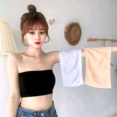 Kemben Wanita Crop Seamless Tanpa Tali Tanpa Kawat Non Busa Bra BH Inner Daleman Dalaman Kemben Spor