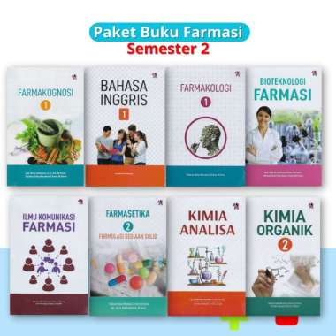 Buku Paket Kuliah Farmasi semester 2 Dan Kalangan Umum - Pustaka Baru Press