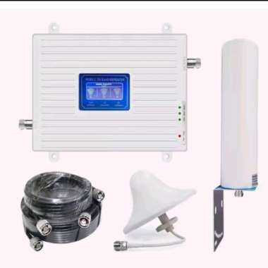 Tri Band 900 1800 2100MHz Mobile Network Booster 2G/3G/4G GSM All Operator Repeater Amplifier Signal