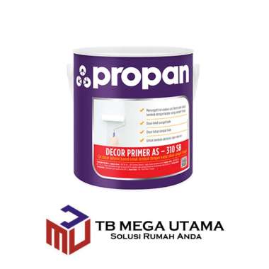 Propan Decor Alkali Resisting Pimer AS-310 2,5 Liter | Cat Dasar Tembok Interior Eksterior