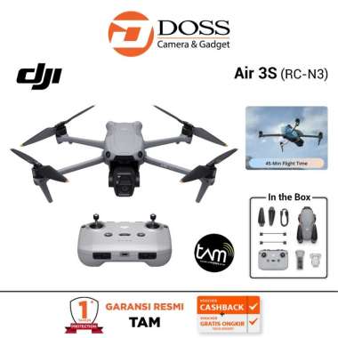 DJI Air 3S Drone (RC-N3) - Camera Drone