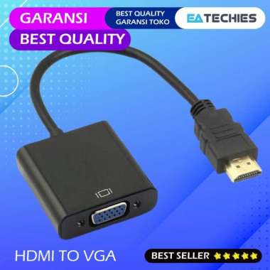 CONVERTER HDMI TO VGA / KABEL HDMI KE VGA / KONEKTOR HDMI TO VGA ORI Good Quality