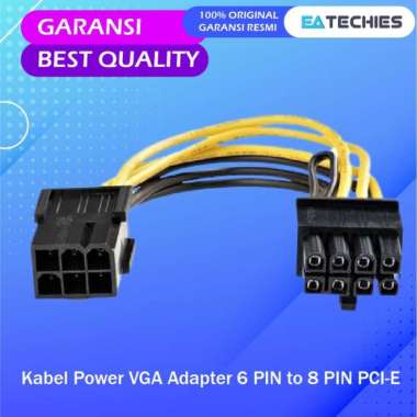 KABEL POWER VGA / ADAPTER 6 PIN TO 8 PIN / 6 KE 8PIN PCIE / PCI-E