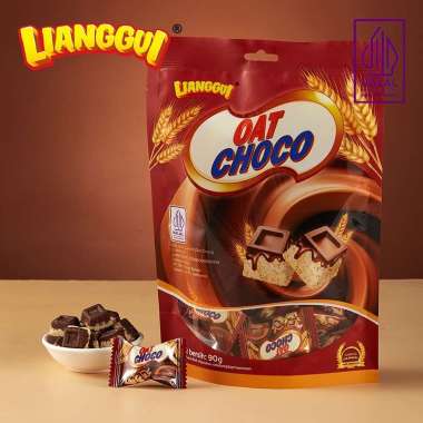 [toko snack jkt ] Halal Oat Choco Lianggui Oatmeal Rasa Cokelat Oatmeal Rasa Cokelat Putih 90g oat c