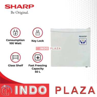 KULKAS SHARP MINI PORTABLE SJ-50MB-XW GOCAR/CARGO