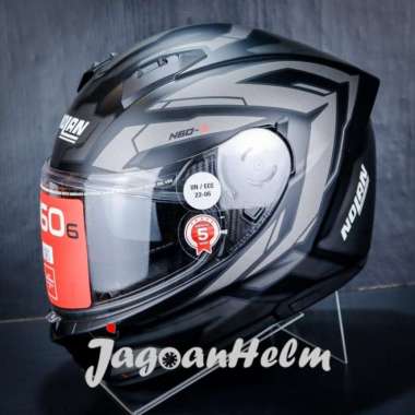 NOLAN HELM N606 ANCHOR #020 | FLAT BLACK | N60-6 DOUBLE VISOR M