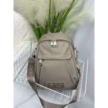Tas Ransel 2 Fungsi Chibao CB 0395-CBA Kombi Kulit Asli CB 0395-CBA Cream