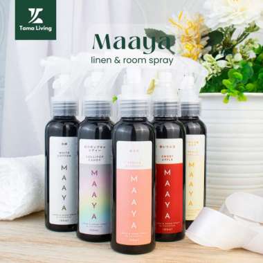 TAMA LIVING Maaya Linen & Room Spray Anti Bacterial 100 ml Linen Spray Parfum Pewangi Ruangan Peach