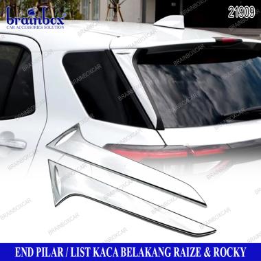 End Pilar Toyota Raize Rocky List Kaca Belakang Tempelan Body Mobil